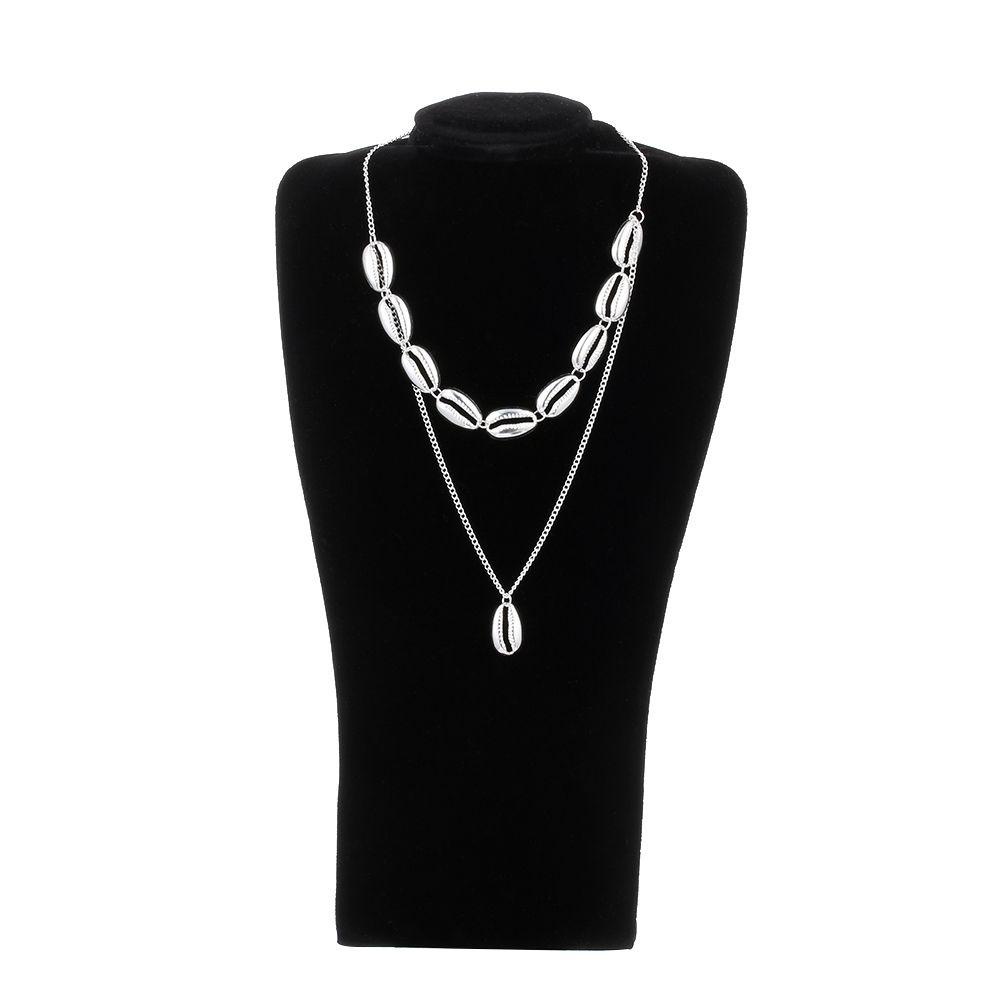 YVE Vòng Cổ Choker Nhiều Lớp Vỏ Sò Thời Trang Đi Biển