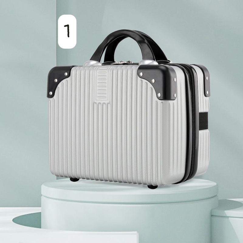 Cốp vali đựng đồ trang điểm du lịch cao cấp, hộp vali mini đựng mỹ phẩm cá nhân size 14 cm