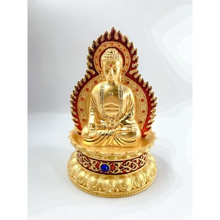 (Ưu Đãi Mua 1 Tặng 2 ) Tượng Phật Tổ Như Lai Đế Tròn Cao 12cm Bằng Hợp Kim Mang Lại May Mắn, Bình An