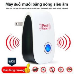 [GIÁ HỦY DIỆT] Máy Xua Đuổi Côn Trùng, Đuổi Chuột Bằng Sóng Siêu Âm, PEST REJECT