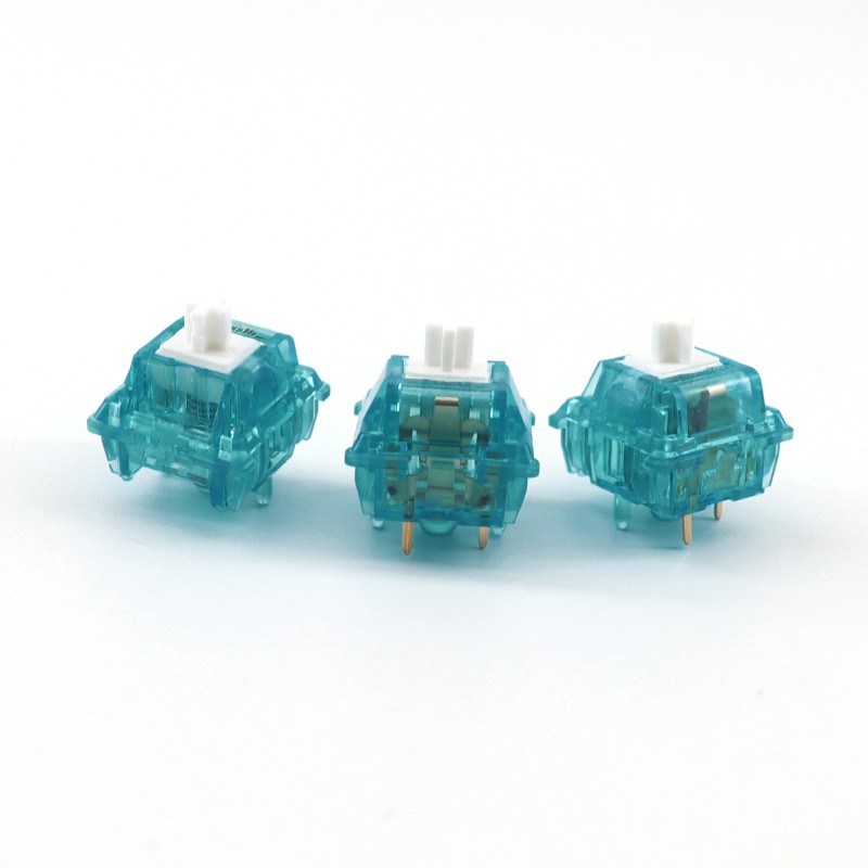 Công Tắc Lò Xo Mở Rộng Bàn Phím Cơ 5 pin Màu Xanh Bạc Hà