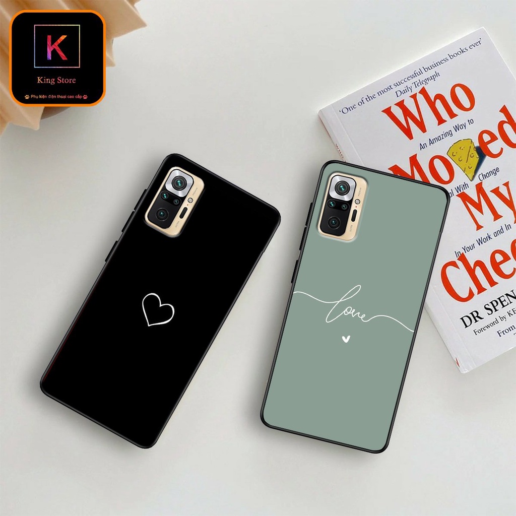 Ốp lưng Xiaomi Redmi Note 10 - Redmi Note 10S - Redmi Note 10 5G - Redmi Note 10 Pro - Ốp in hình Trái tim dễ thương