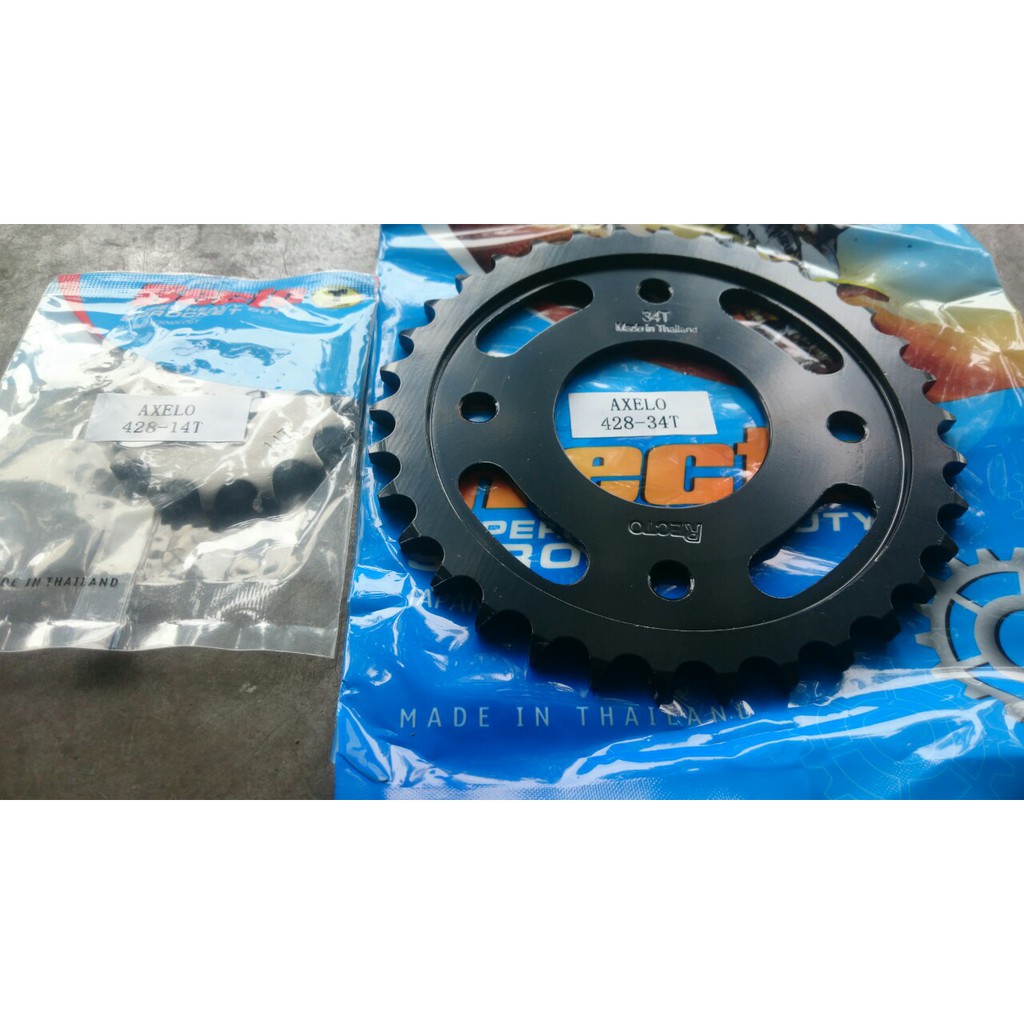 Nhông + Dĩa tải xe Axelo 125 côn tay