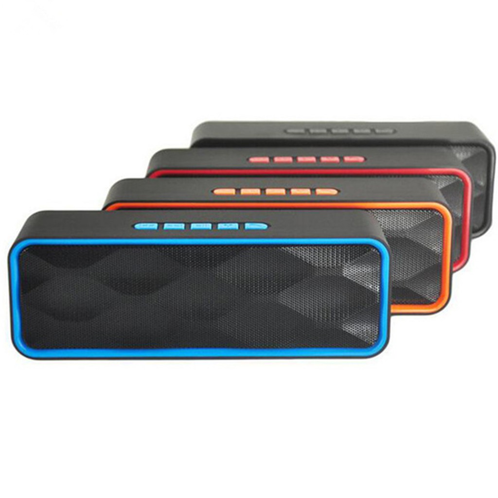 Loa bluetooth SC211 💕 Loa bluetooth A2DP hỗ trợ thẻ nhớ, FM âm thanh sống động