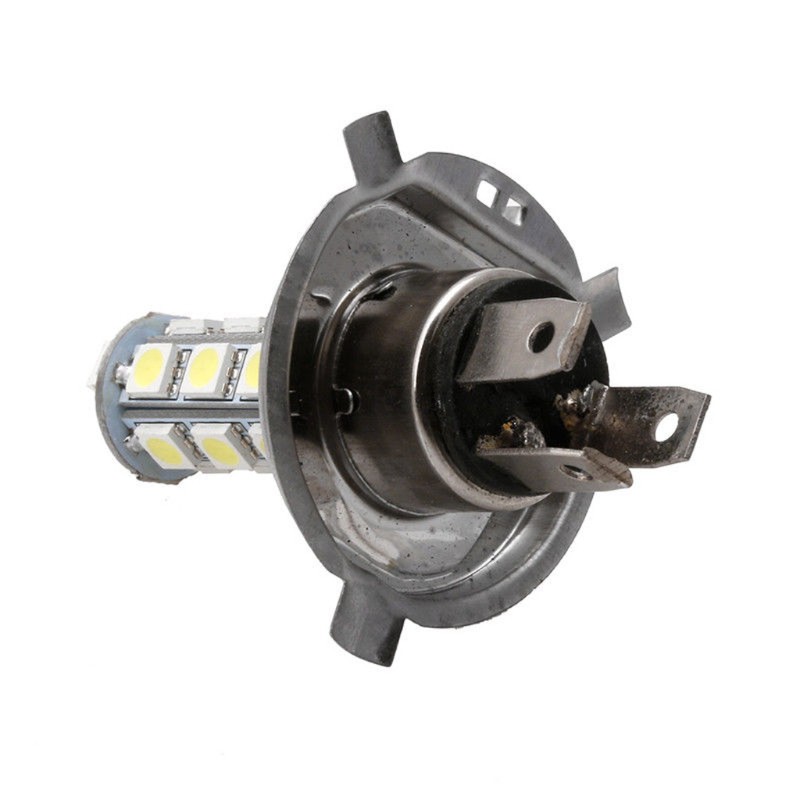 Đèn LED 7000K 12V H4 5050 18-LED cho xe ô tô