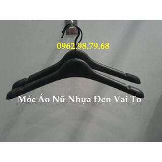Móc Áo Nữ 70 Chiếc Nhựa Đen Vai To GIÁ SỈ