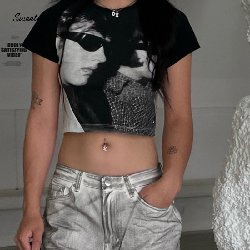 Áo Thun Tay Ngắn Cổ Tròn Màu Trơn Thời Trang 2022 Dành Cho Nữ