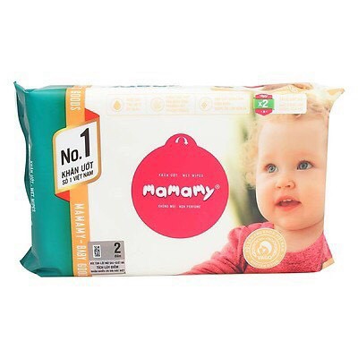 Khăn ướt Mamamy 100 tờ có nắp