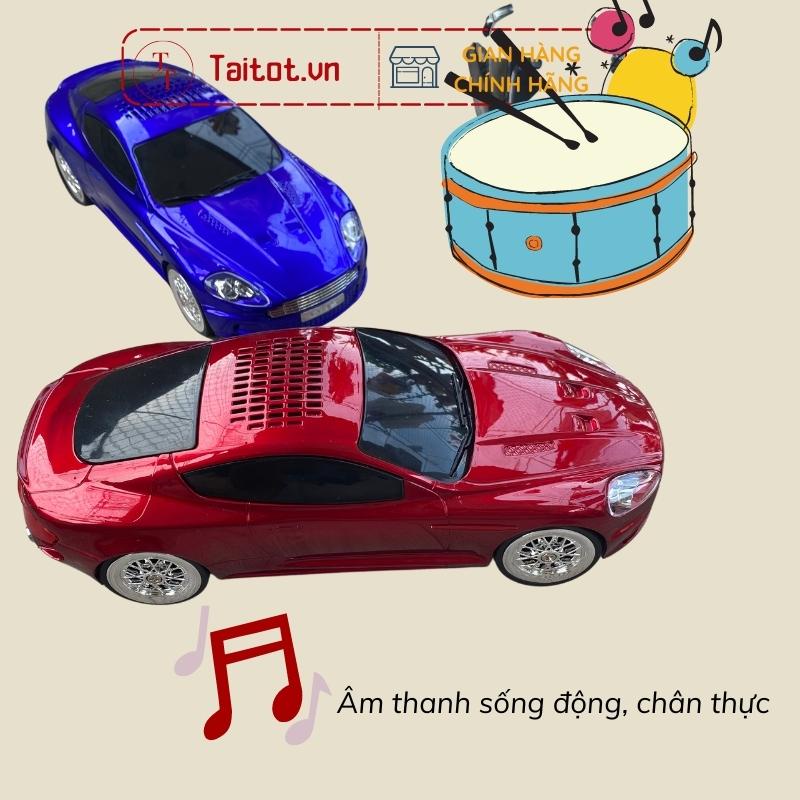 Loa bluetooth mini không dây WS-593 mô hình ô tô hỗ trợ thẻ nhớ - Taitot