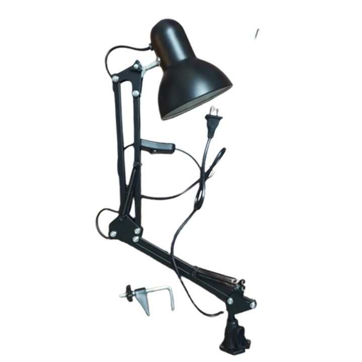 Đèn kẹp để bàn xoay 360 độ DESK LAMP theo ý muốn (Không Kèm Bóng)