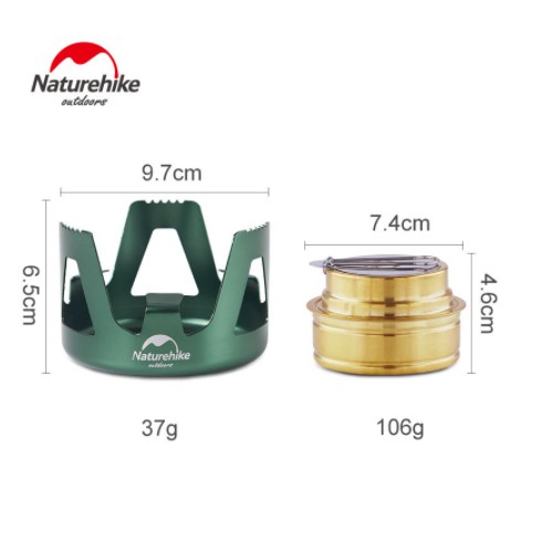 Bếp cồn dã ngoại, du lịch, đi phượt Mini NatureHike NH18L001-T