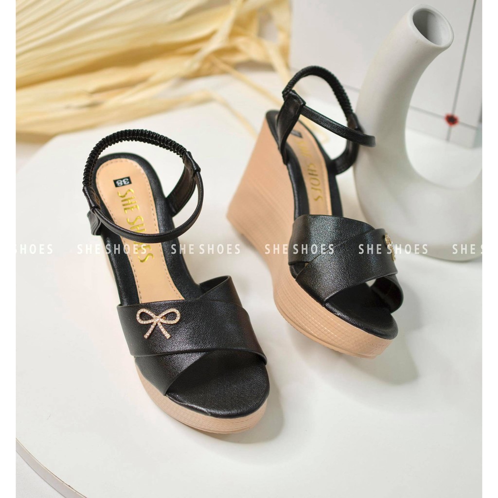 Giày sandal đế xuồng ♥️Freeship♥️ sandal nữ 9p siêu nhẹ, độc quyền bởi SHE SHOES