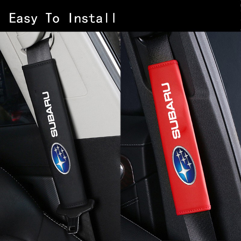 Đệm Bọc Dây Đai An Toàn Bằng Da Cho Subaru Xv Forester Brz Wrx Sti Levorg Outback