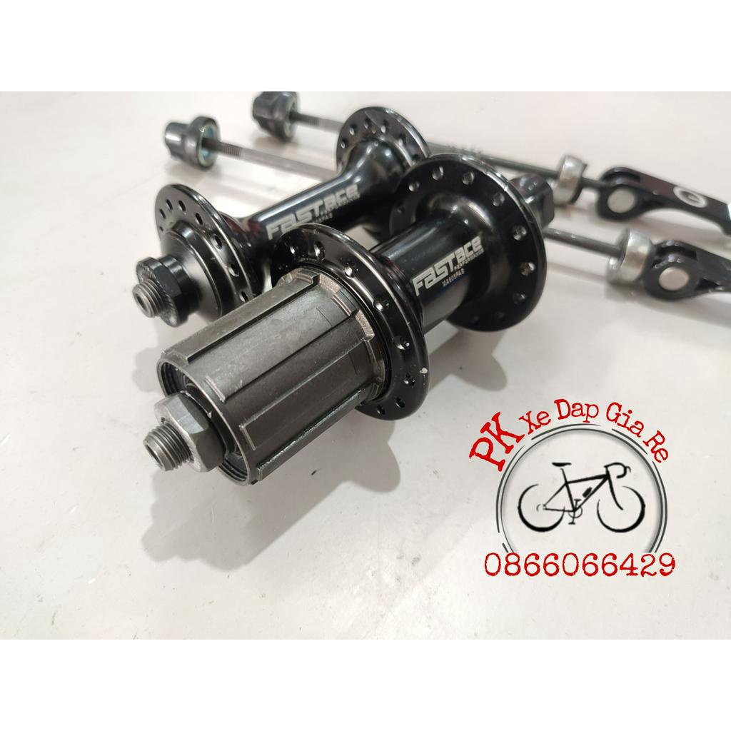 Đùm, Moayo nhôm FasTace 28-32-36 lỗ chạy bạc đạn, líp thả phanh U, V, Đùm FasTace cối líp thả 8/9/10