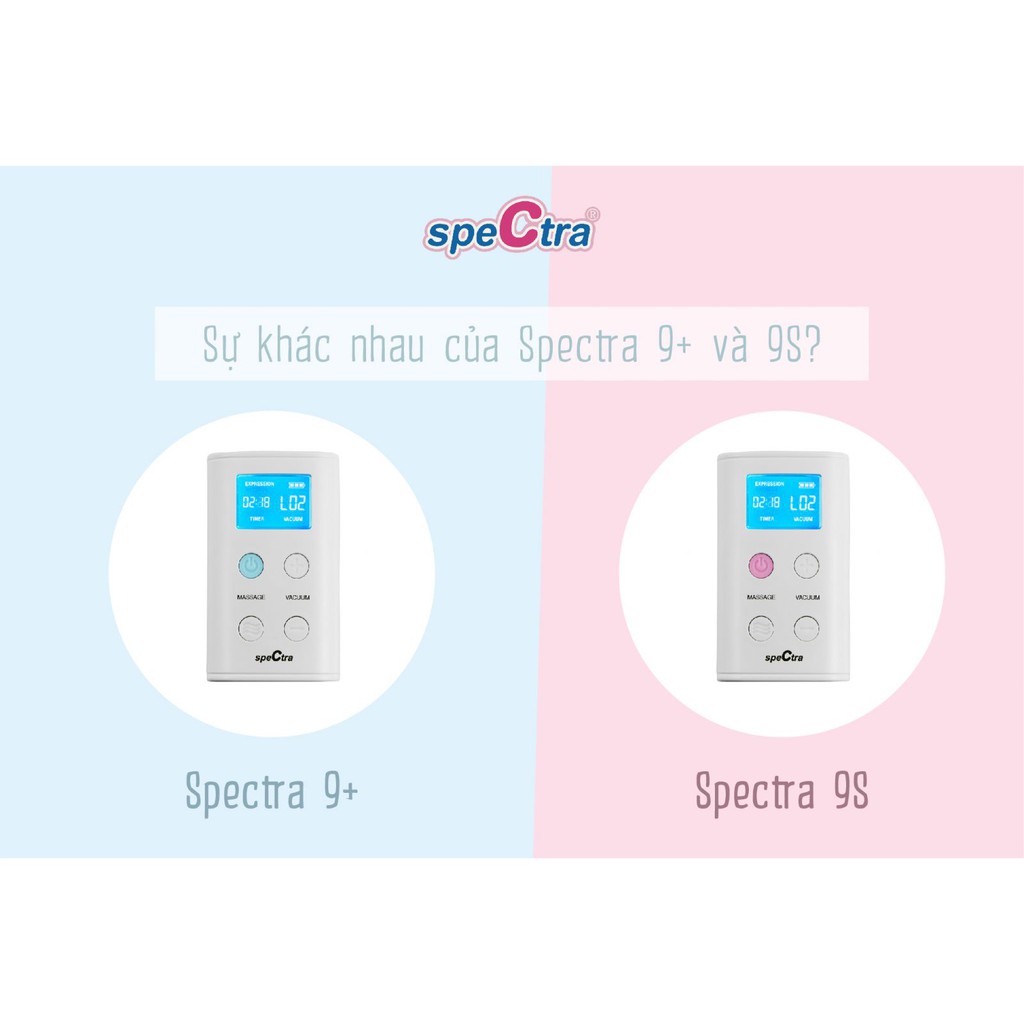 Máy hút sữa Spectra 9s / 9plus chính hãng bảo hành 1 năm