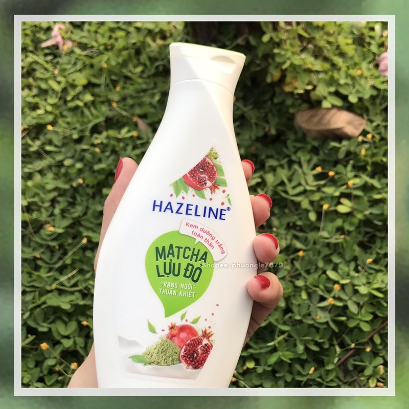 Sữa  dưỡng Thể Sáng Da Hazeline Matcha lựu Đỏ