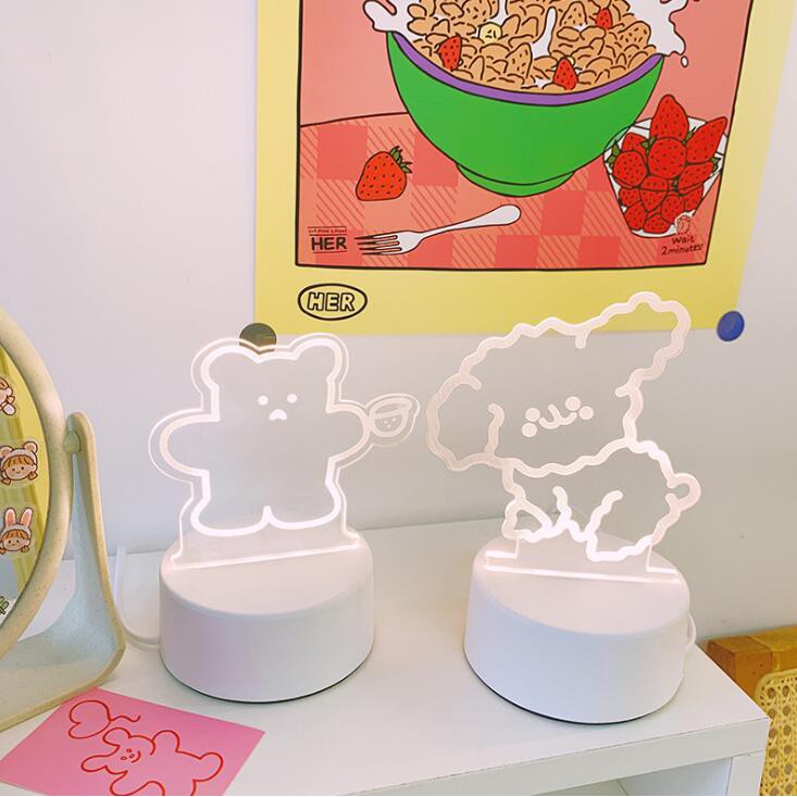 Đèn Ngủ Hình Gấu Hoạt Hình Dễ Thương