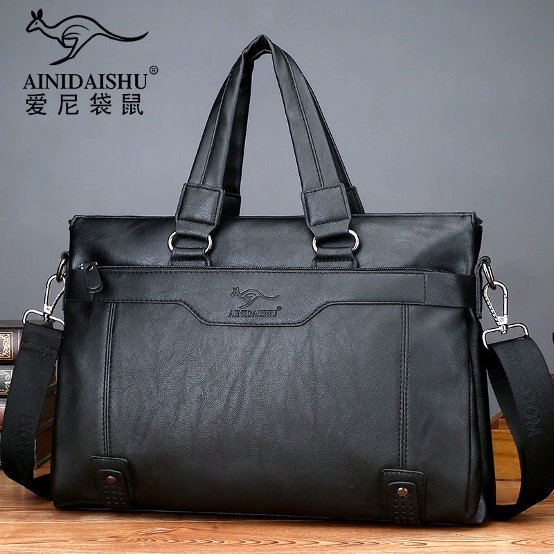 Túi da đeo chéo phong cách doanh nhân cho nam NSGSB33 | BigBuy360 - bigbuy360.vn