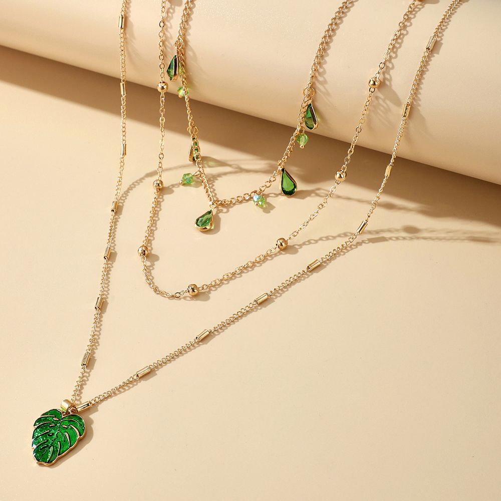 Vòng cổ choker nhiều lớp phối tua rua phong cách cổ điển thanh lịch cho nữ