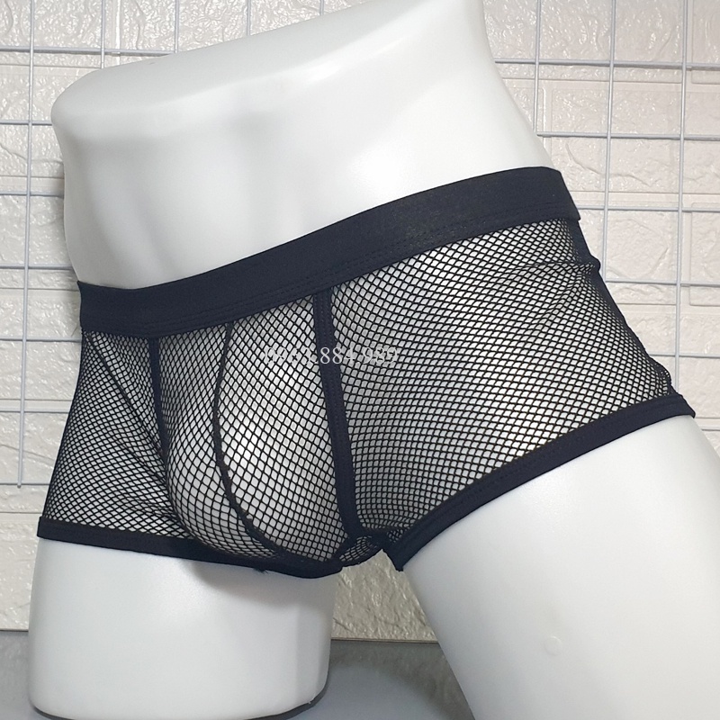 Quần lót nam chất thun lưới dạng sịp đùi SX.06 nhiều màu đẹp, chất độc đáo- giao hàng an toàn cho anh em