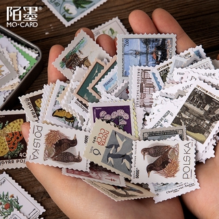 Bộ 60 Tem Dán Trang Trí Sổ Lưu Niệm