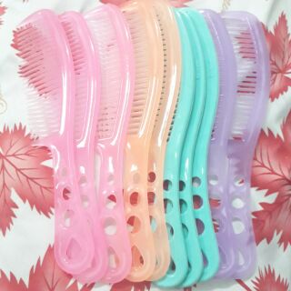 Combo 2 cây lược chải tóc nhựa có cán (19cm)