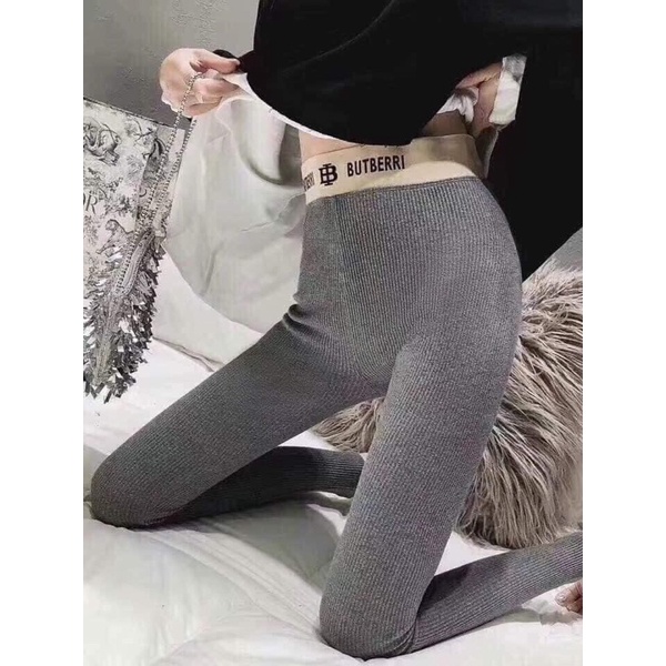 Quần legging len tăm lót lông cạp cao (tuyển sỉ, ctv toàn quốc) mặc siêu ấm,co dãn tốt | BigBuy360 - bigbuy360.vn