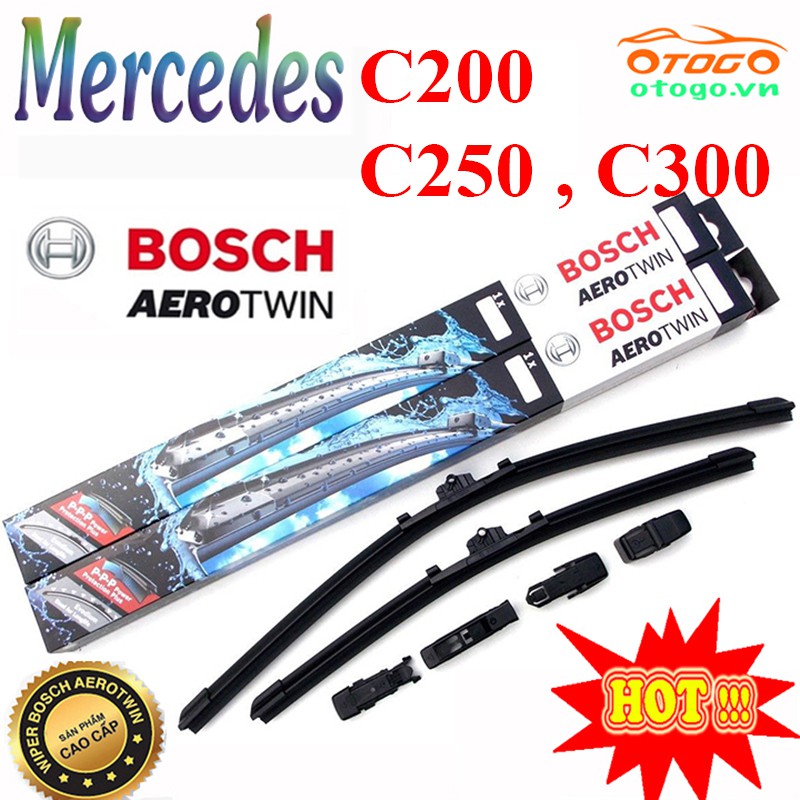 Gạt Mưa BOSCH Chính Hãng Cho Mercedes C200 , C250 , C300 Đủ Các Đời Xe