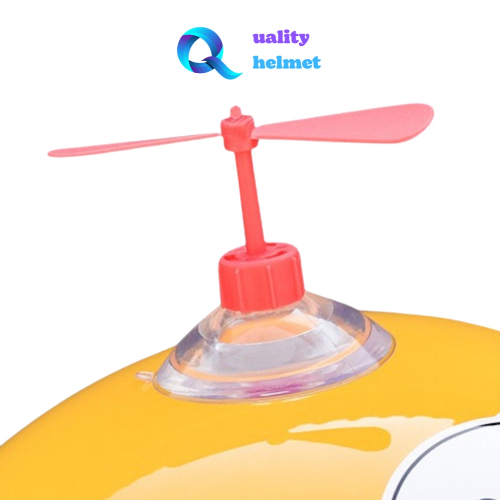 Chong Chóng Gắn Mũ Bảo Hiểm Nửa Đầu ,Mũ 3/4 Cute Nhiều Màu