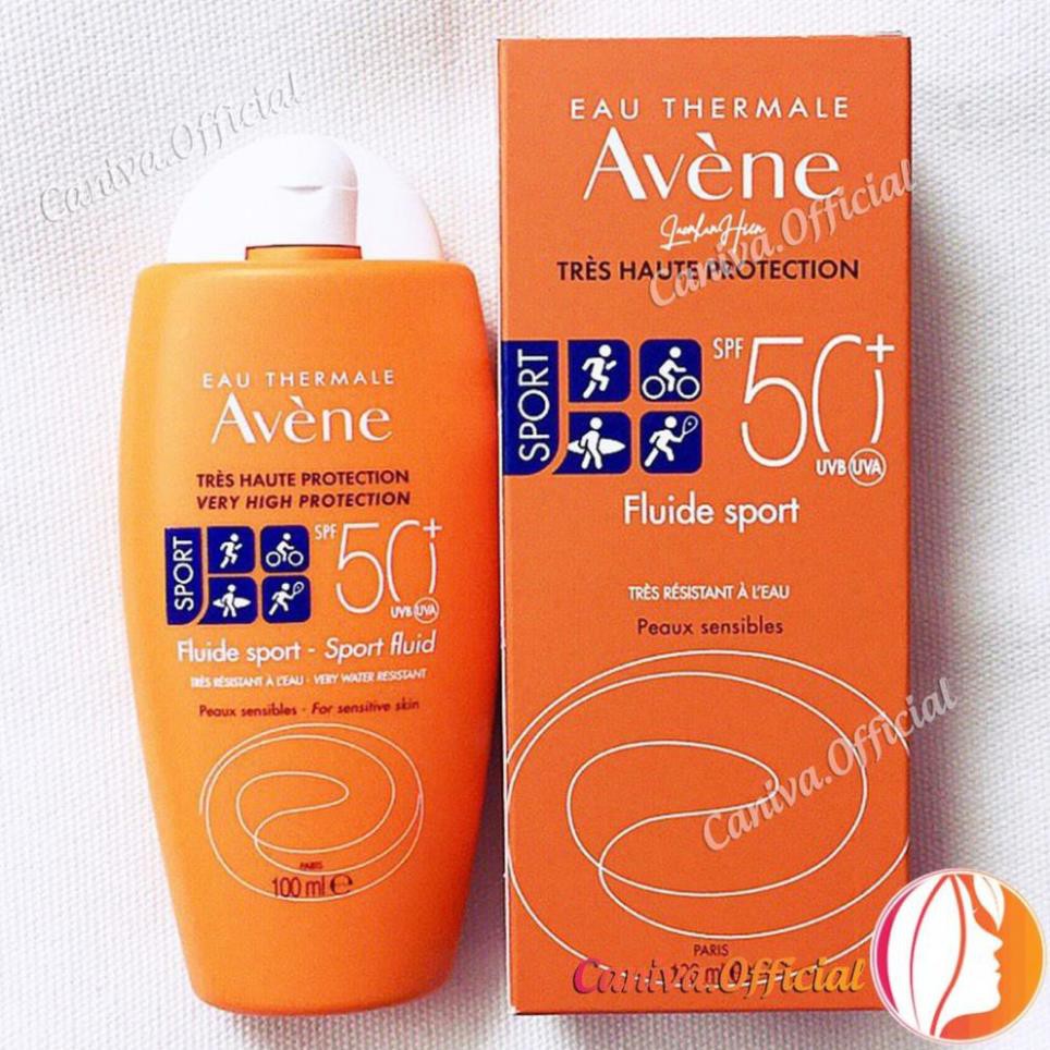 Kem Chống Nắng Avene Fluide Sport Spf 50+ Cho Da Nhạy Cảm 100ml