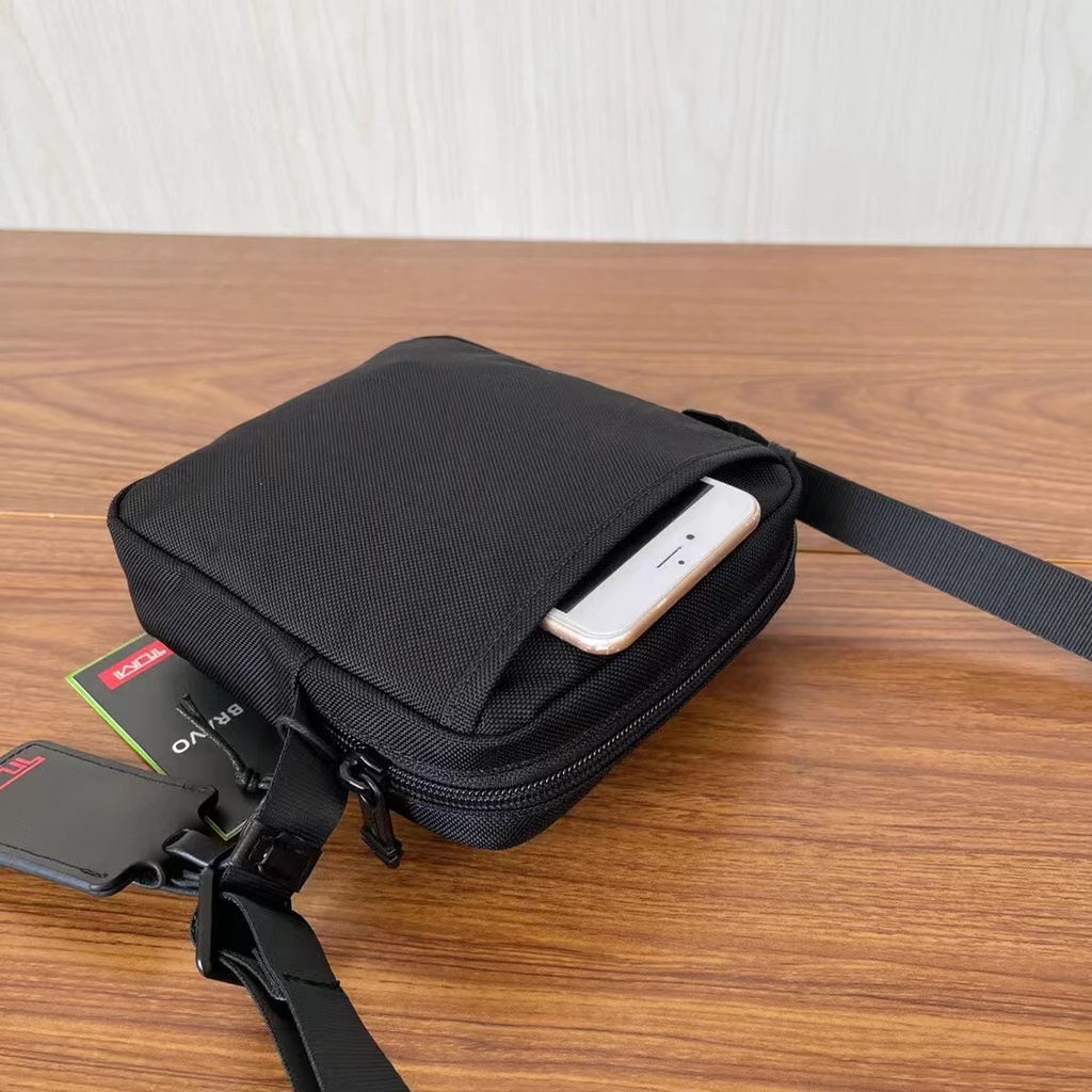 Tumi 22303111 Ba Lô Chéo Một Vai! Bóng Vải nylon Chống Thấm Nước Chống Mài Mòn Có Khóa Kéo YKK