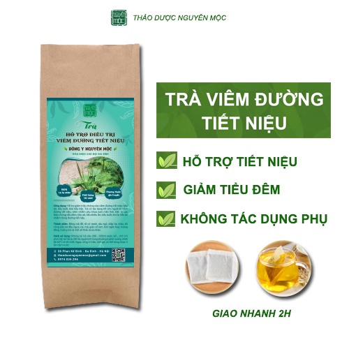 Trà viêm đường tiết niệu lợi tiểu ngừa tiểu đêm mát gan bổ thận hỗ trợ sinh lý