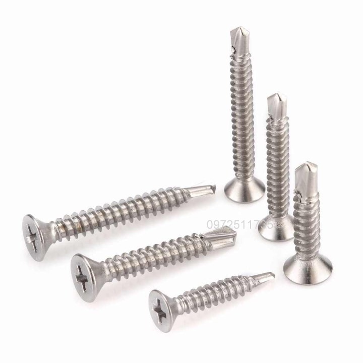 Vít tự khoan đầu chìm inox 410 M4(1kg)