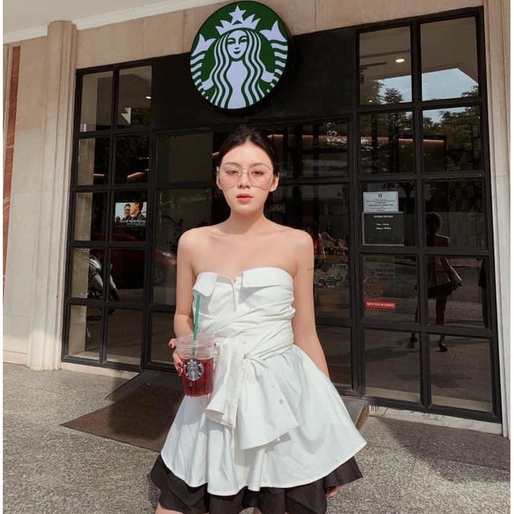 Áo Ống Kiểu Thắt Dây Đa Phong Cách