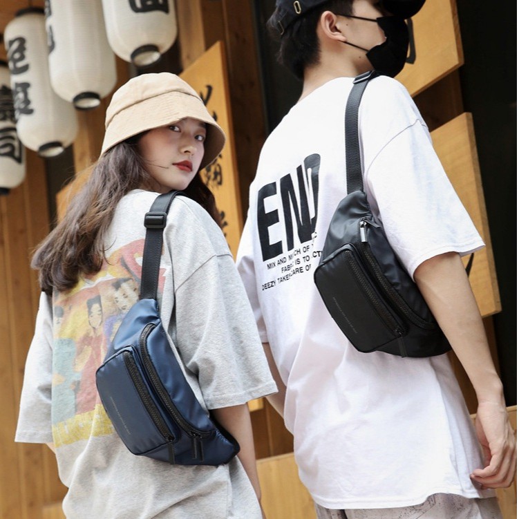 Túi đeo chéo nam vải Polyester chống nước phong cách Streetwear - Túi bao tử nam TC83 | BigBuy360 - bigbuy360.vn