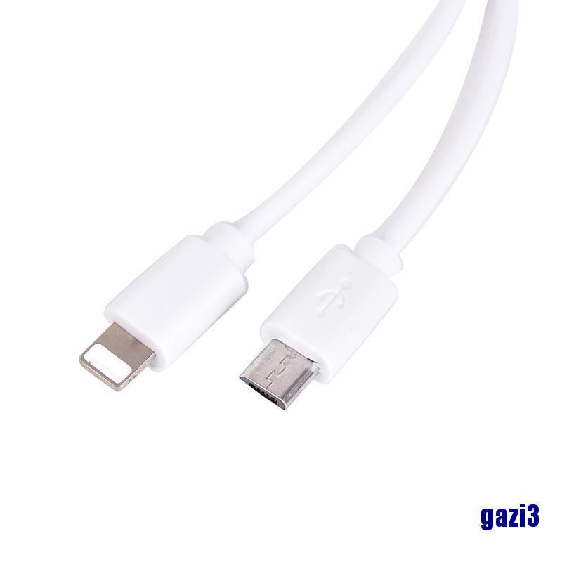 Dây Cáp Sạc Usb 2 Trong 1 Gazi3 Cho Iphone Samsung Sạc Dự Phòng Mp3