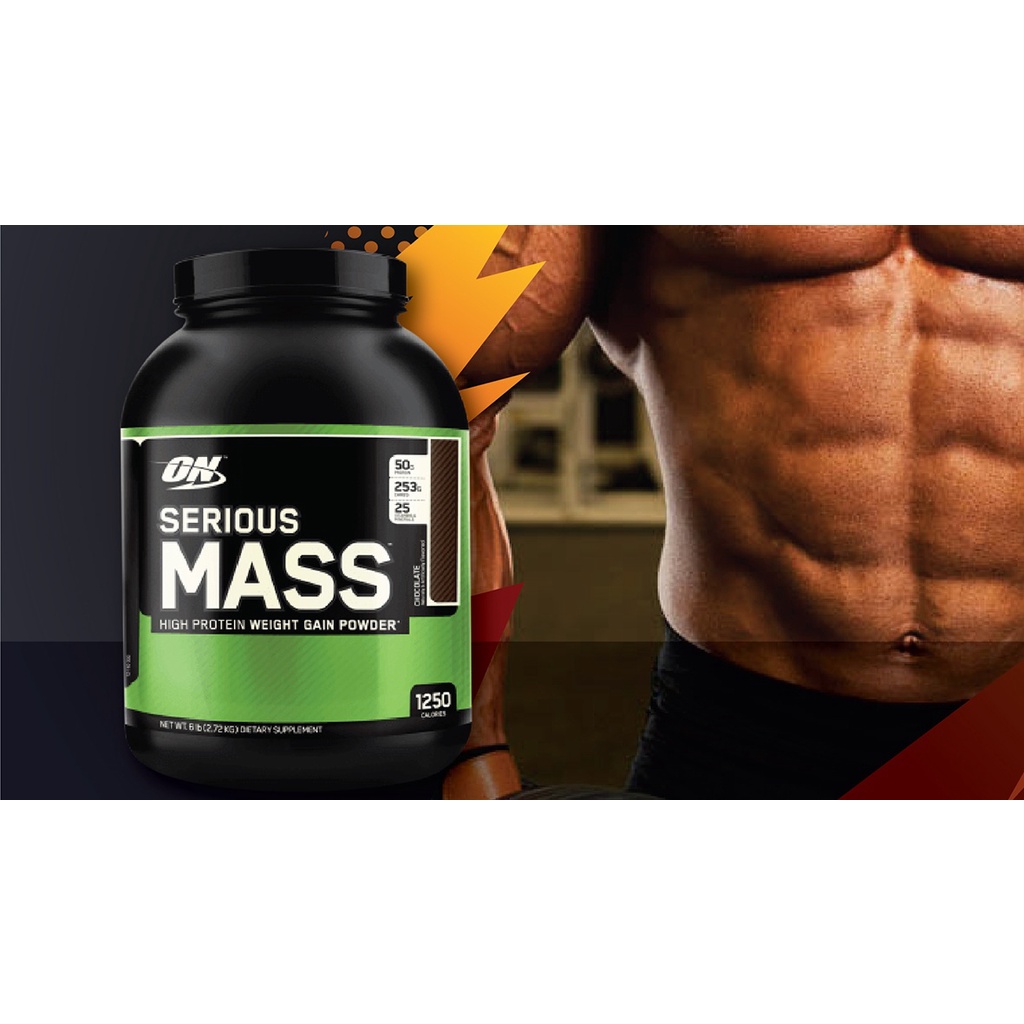[Tặng Shaker] Sữa Serious Mass Dinh Dưỡng Tăng Cân Nhanh Cho Người Gầy ON Serious Mass 6lbs (2.7 kg) - Optimum Nutrition