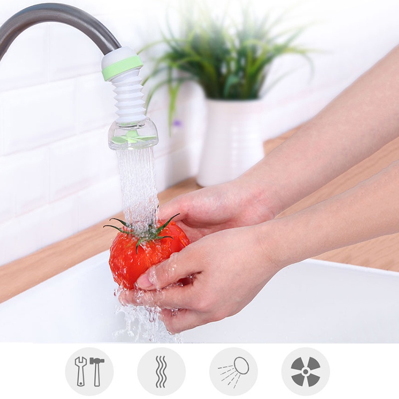 Đầu Lọc Vòi Nước Xoay 360 Độ Tiết Kiệm Nước Tùy Chỉnh Tiện Dụng Cho Nhà Bếp