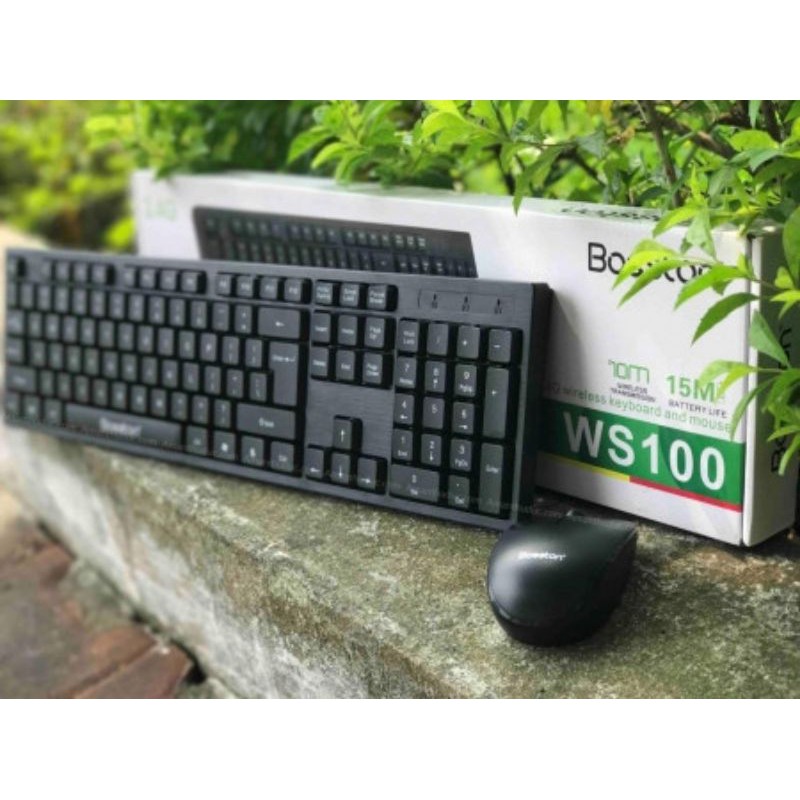 Combo chuột bàn phím không dây Bosston WS100_ chính hãng