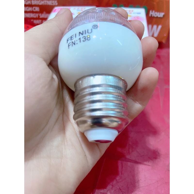 Bóng đèn Led (8 LED) để bàn thờ siêu sáng trái chanh - đuôi E27