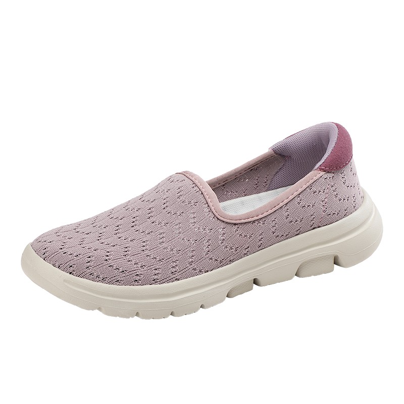 Giày vải đan màu tím dành cho nữ 35-42 YOZOH
