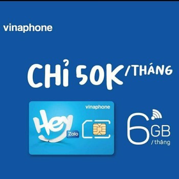 Sim 4G HEY ZALO VINAPHONE Dùng Zalo, Zing miễn phí và có 4Gb data hàng tháng