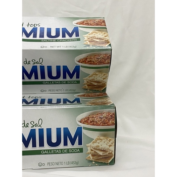 Bánh quy ăn kiêng Unsalted Tops Premium Saltine Crackers