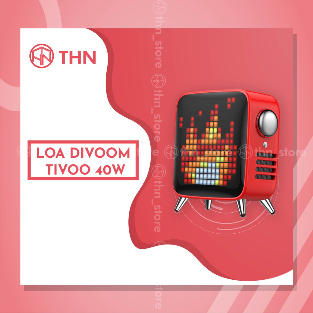 [Hàng Chính Hãng] LOA BLUETOOTH Divoom Tivoo Max 40W không dây