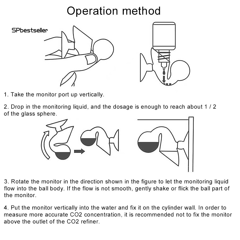 Thiết bị hoặc dung dịch đo nồng độ CO2 cho hồ cá