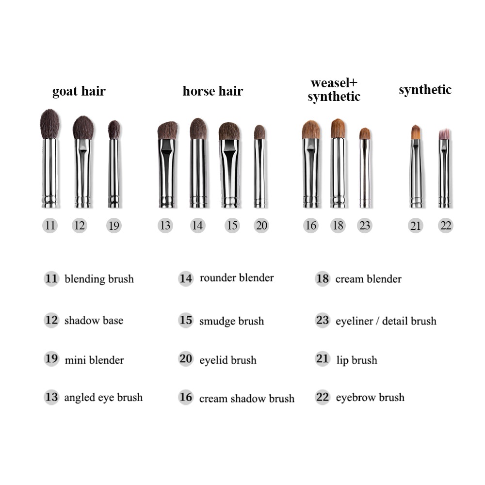 Set 12 cọ trang điểm OVW đa năng chuyên dụng chất lượng cao