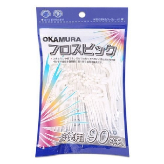 Tăm chỉ nha khoa Okamura 1 bịch 90 cây