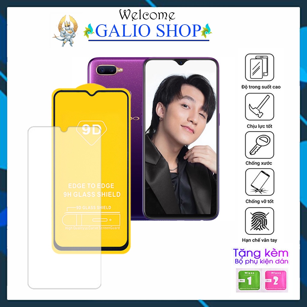 Kính cường lực Oppo F9 F9 Pro R17 R17 Pro Full màn cao cấp 9D độ cứng 21H chống rơi trầy xước rơi vỡ màn hình