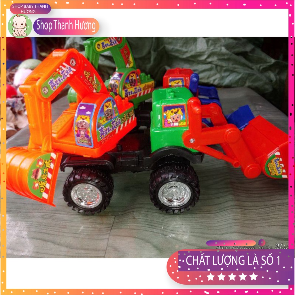Đồ chơi máy xúc ủi 2 trong 1 cho bé Shop baby Thanh Hương