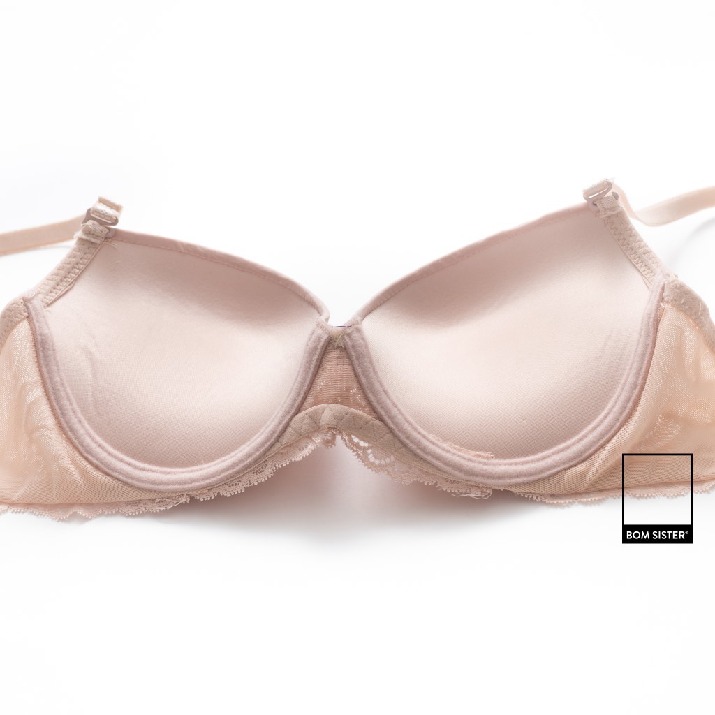 [Mã FARSBRBOM1 giảm 10% đơn 99K] Áo lót mút vừa lưng ren màu trơn có gọng nâng ngực tự nhiên BOM SISTER A0131 | BigBuy360 - bigbuy360.vn